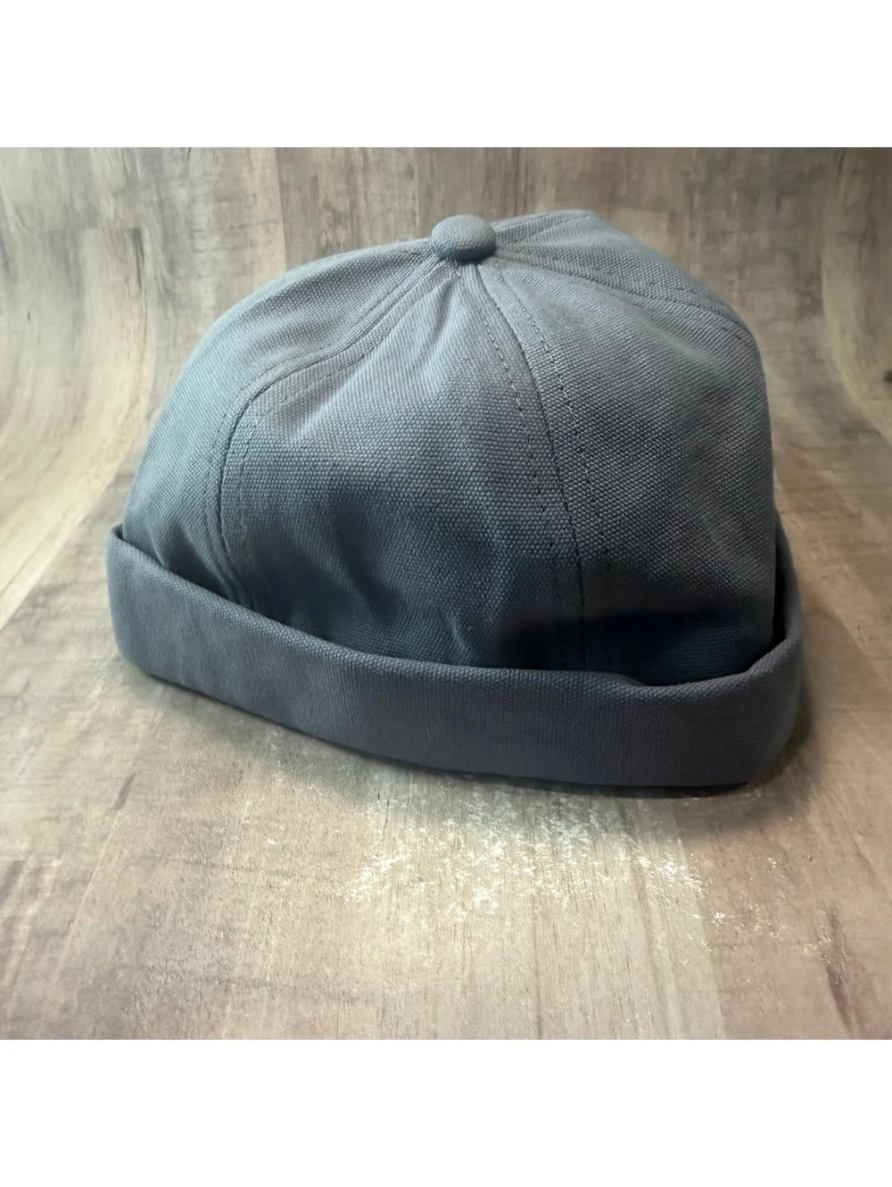 Dry Goods Supplies Denim Adjustable Docker Cap Hat Men Blue
